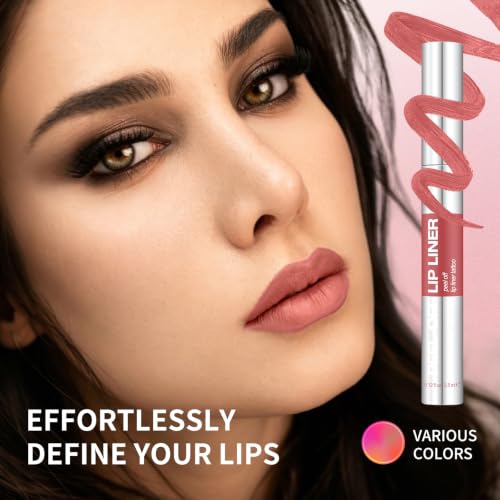 Peel Off Lip Liner Stain - Waterproof Matte Lip Tint, Rose Blush