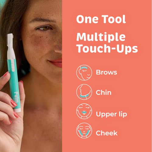 PalmPerfect Face Razor Set for Women Twin-Blade Hair Trimmer 2 Piece