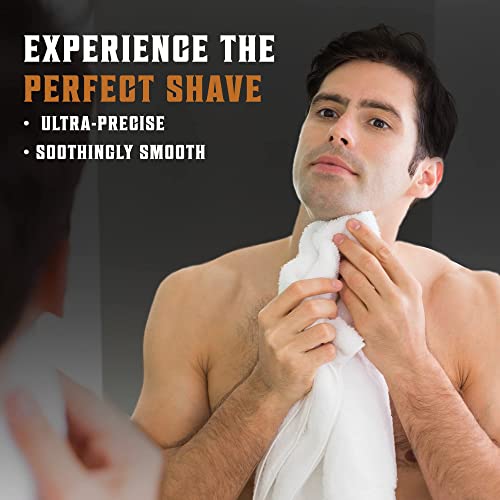 SHAVING REVOLUTION Long Handle Double Edge Safety Razor - Butterfly Open Razor with 10 Japanese Stainless Steel (Black)