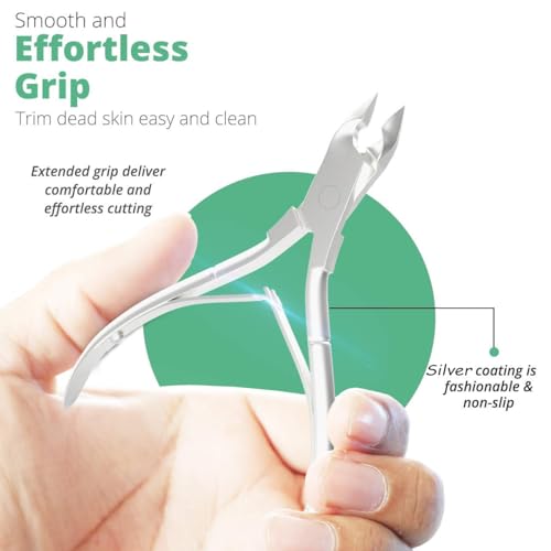 Professional Cuticle Nippers | Surgical Steel Nail Care Tool