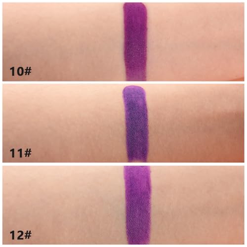 Purple Matte Lipstick Set - 3 Shades Twist-Up Long-Lasting