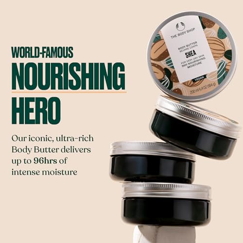 The Body Shop Shea Body Butter ? Hydrating & Moisturizing Skincare for Very Dry Skin ? Vegan ? 12.9 oz