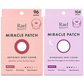 Rael Miracle Bundle - Overnight Spot Cover (104 Count), Invisible Spot Cover (96 Count)
