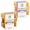 Goat Milk Soap Bar Set ? Unscented Oatmeal & Honey (3 Bars) and Lavender (3 Bars) ? Gentle Moisturizing Soap for Dry, Sensitive Skin, Ideal for Face and Body, for Women & Men