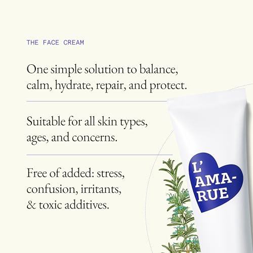 L'AMARUE Eczema Relief Cream | Oil-Balancing Acne & Scar Cream | Helps Improve Psoriasis, Rosacea & Dermatitis Prone, Dry Skin | Root Cause Skincare¢â in an Effortless Do-All Essential 1.7oz