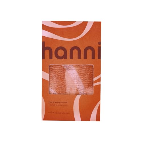 HANNI Shower Scarf - Extra-Long Exfoliating Body Scrubber