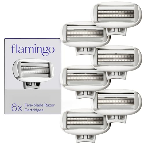 Flamingo Women's 5-Blade Razor Refills - 6 Count