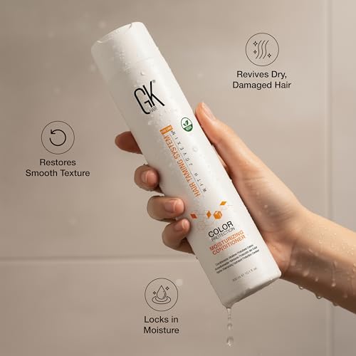 GK HAIR shampoo and conditioner set - Sulfate Free shampoo and Conditioner For Color Treated Hair -Volumizing, Hydrating & -Made with Aloe vera, Parki Butter- Free of Parabens & Phthalates (10 Fl Oz)