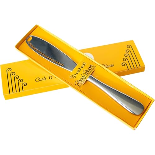Ready Butter 3-in-1 Stainless Steel Butter Knife - Multi-Function Spreader & Curler