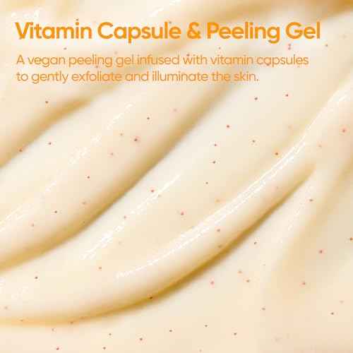 BANILA CO Clean it Zero Brightening Peeling Gel | Gentle Exfoliating Scrub with Mandarin Orange Extract, Korean Skincare for Smooth & Radiant Skin (120ml / 4.05 fl.oz)