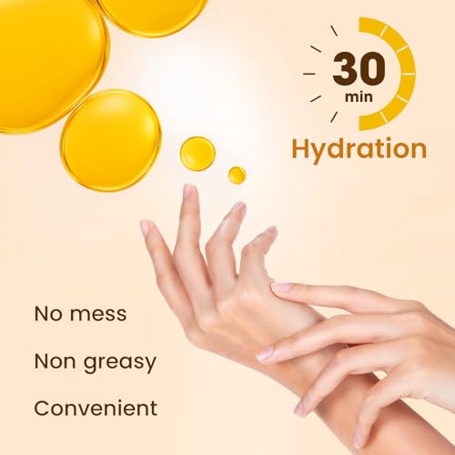 BLOOMORA Repairing Hand Mask Gloves for Dry Hands - Shea Butter (6 Pairs)