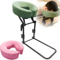 Adjustable Massage Headrest for Bed – Memory Foam Face Cradle