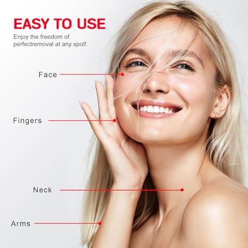 Facial Hair Removal for Women, Painless Hair Removal Device, Portable Facial Hair Remover for Face with USB Rechargeable
