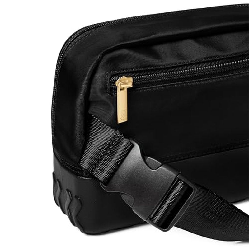 BOGG BAG Small Crossbody Belt Bag - Black, Water-Resistant Nylon