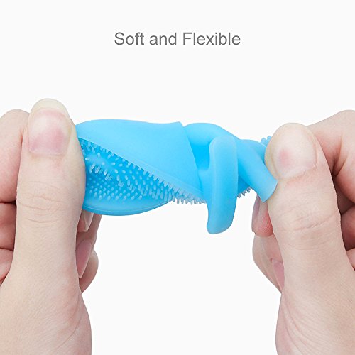 Silicone Face Cleanser Brush for Sensitive Skin (Pack of 4)