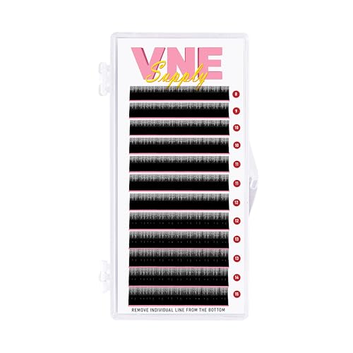 Eyelash Extensions 0.05 C CC D DD J B L Curl 13-20mm Lash Extensions Supplies Individual Lashes Premium Silk Volume & Classic Lash Soft Matte Dark Professional Eyelashes Extension