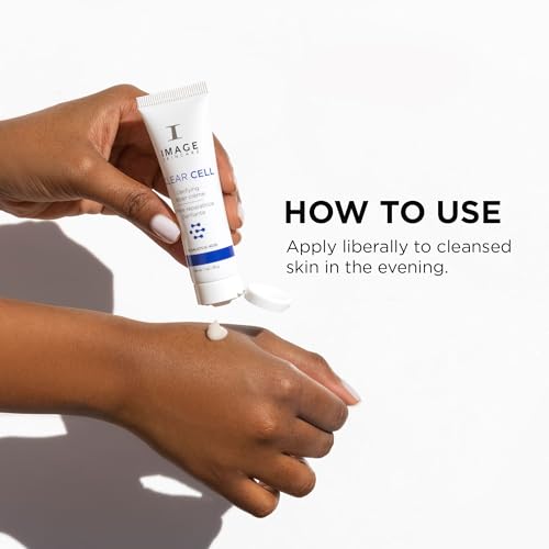 IMAGE Skincare, CLEAR CELL Clarifying Repair Cr?me, Face Night Cream Gel Moisturizer for Oily Prone Skin