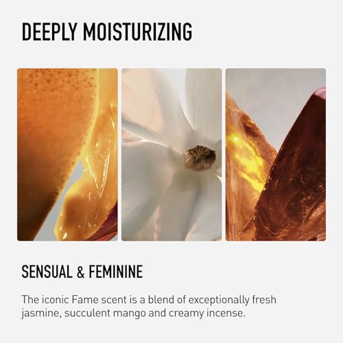 Fame Body Lotion for Women - Moisturizing Scented Cream with Jasmine, Mango & Incense - Fruity Floral Perfumed Hydrating Formula for Dry Skin, Pairs with Fame Perfume, 6.8 oz