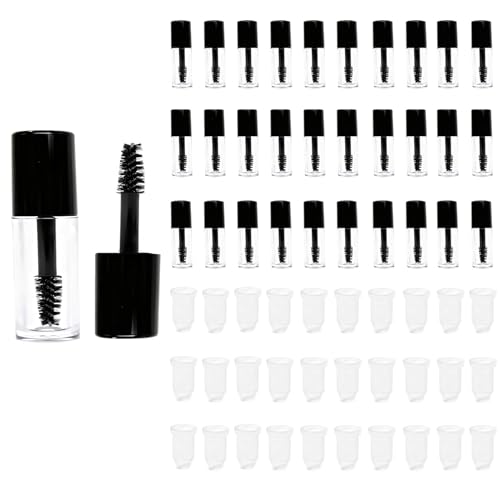 30Pcs Empty Mascara Tubes with Wand Brush & Plugs