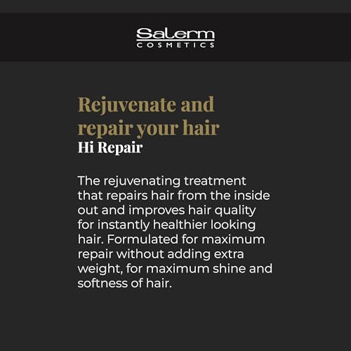 SALERM - Repair Shampoo - Hi Repair Shampoo - 250 ml - Deep Hydration for Damaged Hair - Repairs and Rejuvenates - Shinier and Softer Hair - Immediate Effect