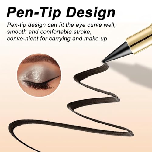 Matte Eyeliner Pencil Waterproof Retractable Eye Liner - MooGlamor
