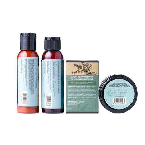 Bali Soap Tropical Vibes Gift Set - 5-Piece Travel Size Body Care Kit with Natural Ingredients for Men & Women