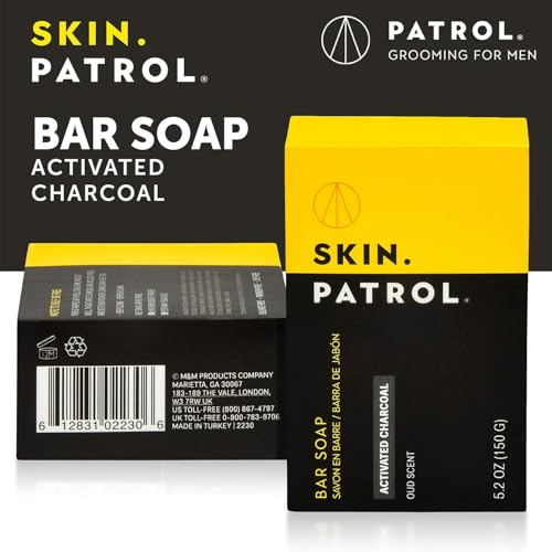 Bump Patrol Skin Patrol Activated Charcoal Soap Bar - Sulfate-Free, Paraben-Free, 5.2 Ounce / 150g - Pack of 1