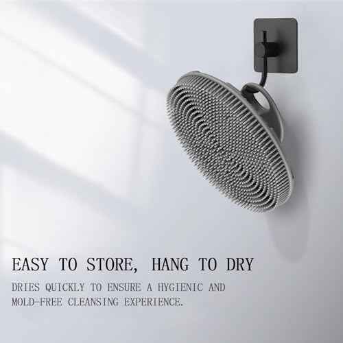 INNERNEED Food-Grade Soft Silicone Body Scrubber Shower Brush Handheld Cleansing Skin Brush, Gentle Exfoliating and Lather Well (Pack of 4)