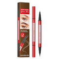 Yanqina Double Ended Waterproof Eyebrow Pencil - 2-in-1 Brow Filler & Liner