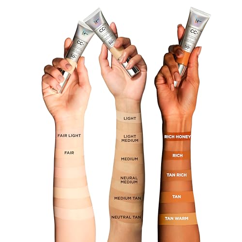 IT Cosmetics CC+ Cream - Full Coverage Foundation with SPF 50+