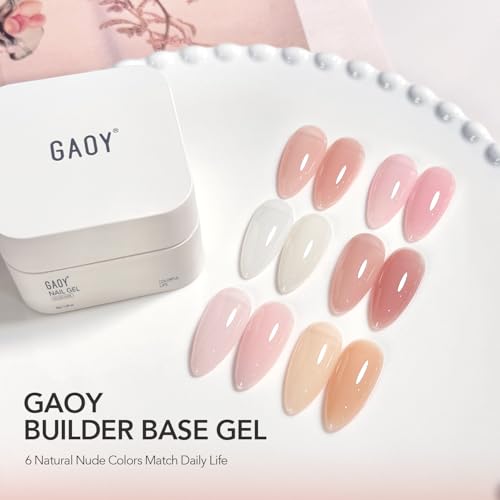GAOY Colored Builder Base Gel 30g - 4-in-1 Nude Pink
