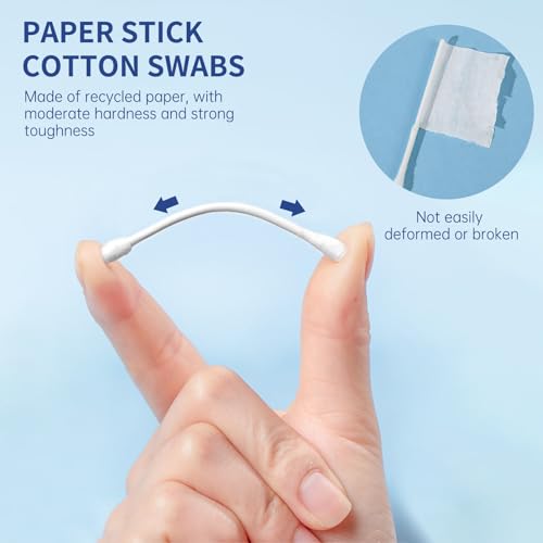 BODFPPC Double-Pointed & Round Tip Cotton Swabs 800 Count for Makeup & Personal Care