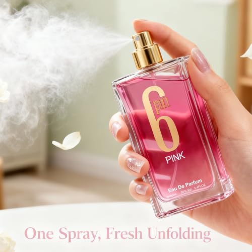 A CENTER 6pm Pink Women's Floral Cologne-Style Perfume 100ml Gift