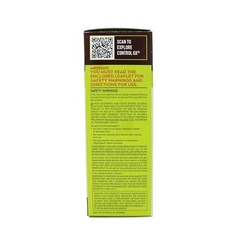 Just for Men Control GX Grey Reducing Shampoo, Gradual Hair Color, 4 fl oz (Packaging May Vary)
