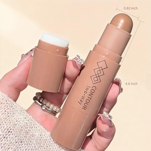 Cool-Toned Cream Contour Stick for Fair Skin – Grey Brown