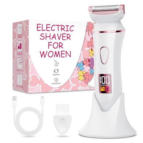 Women's Electric Shaver Rose Gold - Rechargeable Wet & Dry Hair Remover