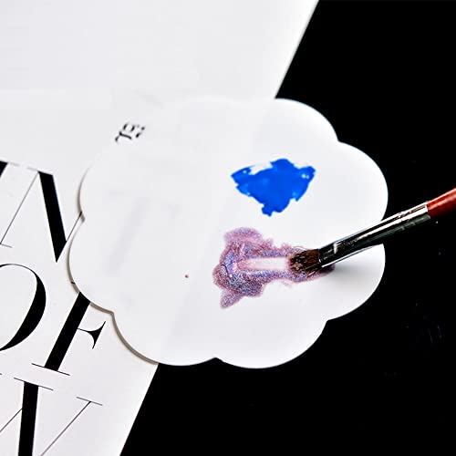 8Pcs Silicone Makeup Mixing Palette Pads - Nail Art & Paint