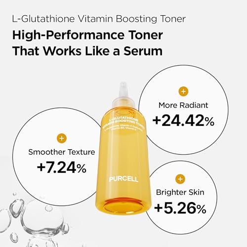 L-Glutathione Vitamin Boosting Toner ? infused with Niacinamide, Tocopherol & Vitamin C for Tone Up and Hydrating Skin (10.14 fl oz / 300 ml)