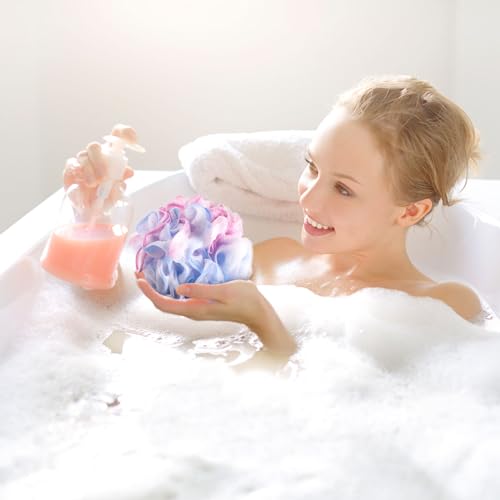Bath Loofahs 4-Pack Exfoliating Shower Sponges
