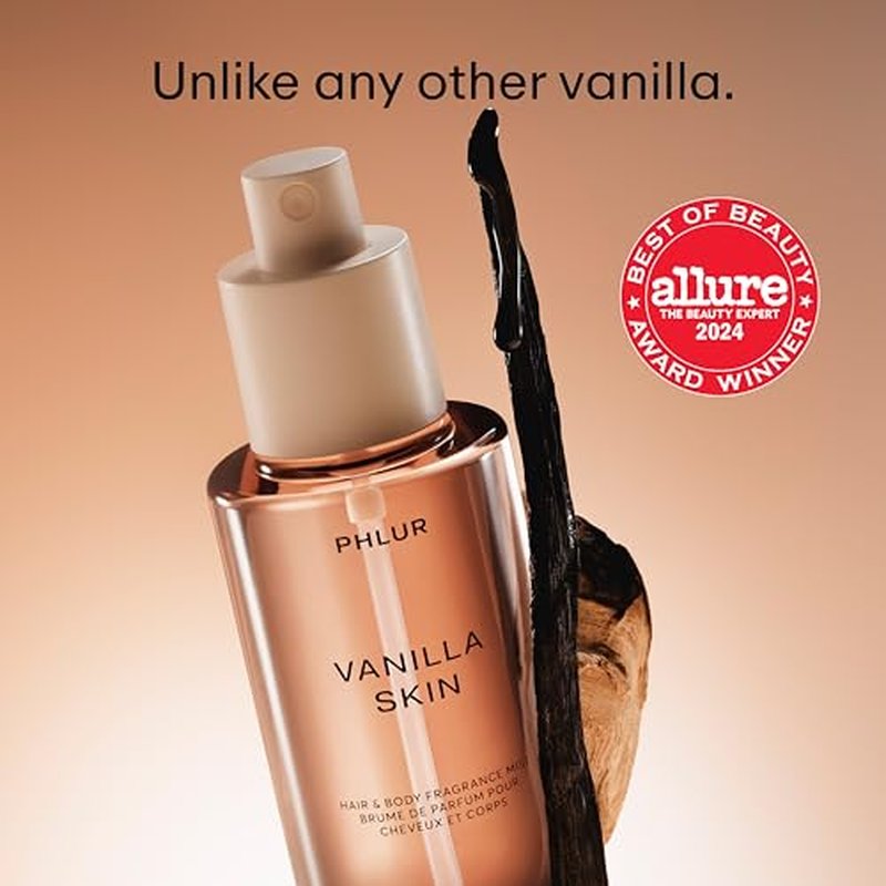 PHLUR Vanilla Skin Body Mist 3 Fl Oz - Women's Hair & Body Spray