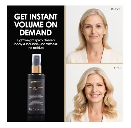 ThickTails Hair Thickening Spray for Fine & Thinning Hair