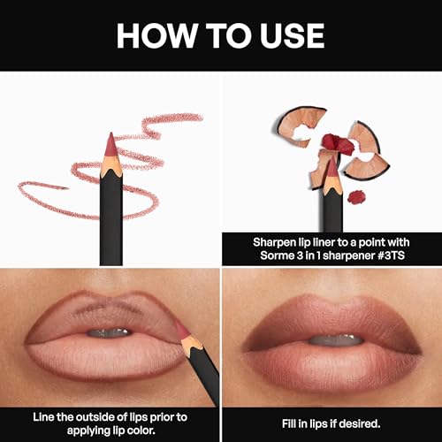 Sormé Waterproof Lip Liner – Non-Smudge, Long-Lasting