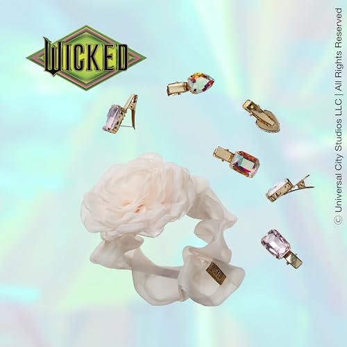 Wicked Glinda Scrunchie & Hair Clip set - hair clips - hair accessories - hair accessories for girls - gifts for her - Scunci by Conair - 7PK