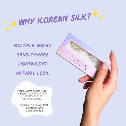 Happy Hour Silk Cluster Lashes - Natural Fluffiness, Waterproof & Sweatproof, Handmade For Sensitive Eyes, 100% Korean PBT Silk - 8mm, 10mm, 12mm, 14mm (14MM)