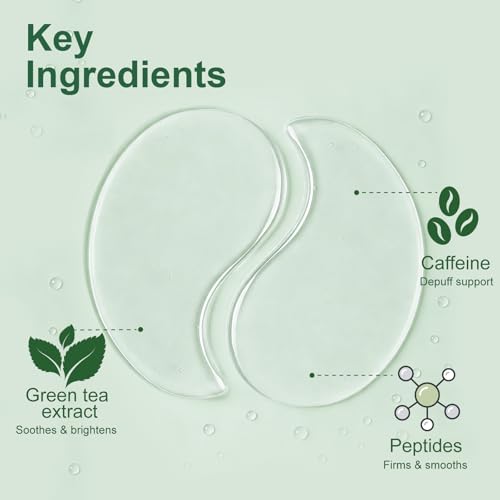 Tintark Green Tea Hydrogel Eye Patches (28 Pairs) - Depuff & Firm