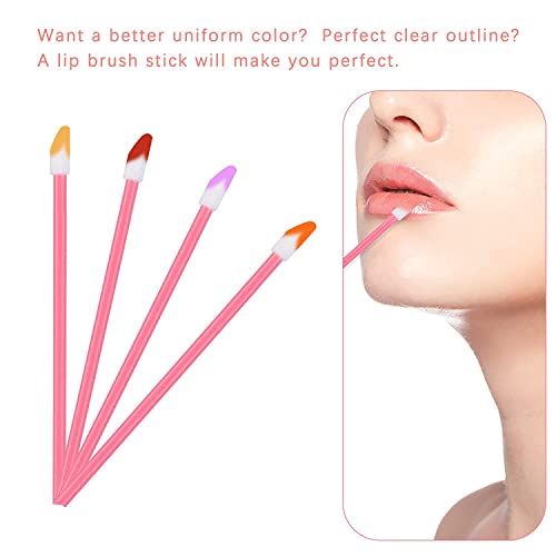 650 Disposable Lip Gloss Applicators - Soft Flocking Wands
