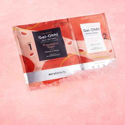 AVRYBEAUTY Gel-Ohh Pedicure- Watermelon Sugar, Watermelon Scented, Jelly Pedicure, Melting Minerals, Salon Services, Pedicure, Salon Pedi, Relaxtion, Heat Therapy, Foot Care