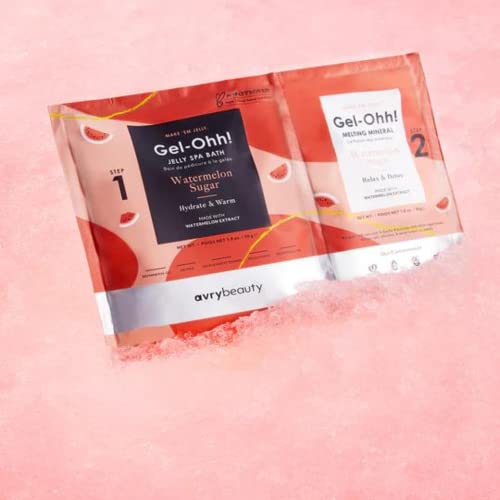 Watermelon Scented Jelly Pedicure Soak - Hydrating Foot Spa Treatment
