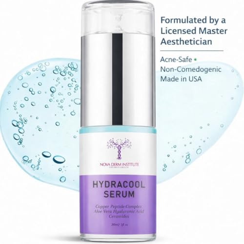 Hyaluronic Acid Serum for Face ? Non Comedogenic Hydrating Serum with Peptides for Acne-Prone & Sensitive Skin ? Formulated by a Licensed Master Aesthetician (1 oz)