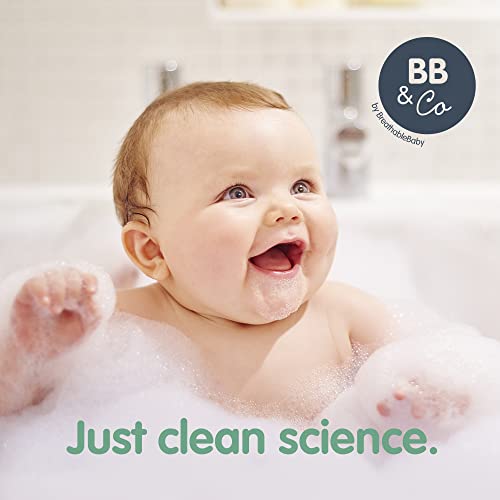 BB&CO Shampoo & Body Wash — Cucumber & Aloe — 16 oz — Tear Free & Soap Free — No EDCs — Safer for Baby — Good for the Whole Family — Made in USA